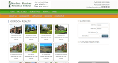 Desktop Screenshot of gordonrealty.com